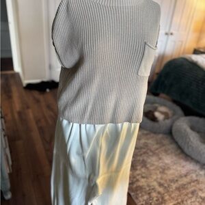 Elegant Beige and Cream Two piece set